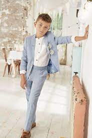 Winter Is Gone And Spring Summer Is Here At Last We Are All Ready To Put Away The Heavy Bulky Layered C Boys Wedding Suits Kids Wedding Outfits Kids Outfits