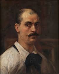 Eleni Boukouri-Altamura ,dressed man, paints English painter Jane Benham  Hay by Eleni Boukouri-Altamura, 1850