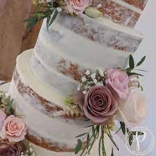 Search for wedding flowers with us Naked Wedding Cakes The Pink Cake Box