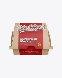 Download Pin By M S K On Burger Packaging Ideas Mockup Free Psd Box Mockup Burger Box