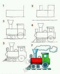 Pin By Vromor On Education English Train Drawing Easy Drawings Art Lessons