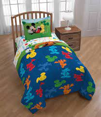 Welcome to my clubhouse im mickey mouse and meet my friends: Mickey Mouse Clubhouse Twin Comforter Set Walmart Com Walmart Com