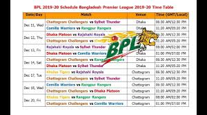 Bpl 2019 20 Schedule Bangladesh Premier League 2019 20 Time Table Youtube Table england premier league, next and last matches with results.
