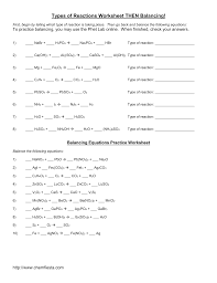 Balancing chemical equations answer key balance the equations below. Balancing Equations Practice Worksheet