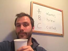 Sitting at Java Dave's in Tulsa near 15th and Sheridan. Drinking a toffee  flavored blend While CCR is