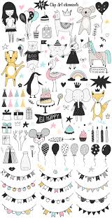 Birthday Girl Word Art Drawings Doodle Drawings Doodle Art