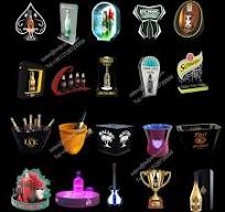 LED Champagne Bottle Glorifier - Trophy Style Presenter ...