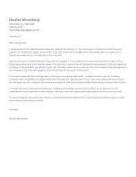 Free Administrative Assistant Cover Letter Sample - Rezi