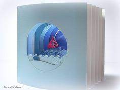 Mit tonkarton und irisierendes papier verwandeln wir die blaue papierlaterne in eine tolle eule. 21 Tunnelkarte Ideen Karten Karten Basteln Tunnel Buch