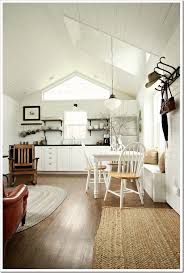 Are stone kitchen countertops out of your budget? Chalkboard Painted Countertops Open Kitchen Shelves Assortment