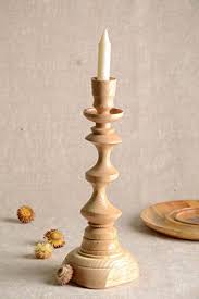 Using recycled wooden timber, i cut a square out of it, made the perfect tea light candle hole, sanded it all over, and wow, what a result. Handmade Carved Wooden Decorative Candlestick For Home Decorating Ideas Unusual Candle Holder Wooden Decor Element For Home By Madeheart Candlesticks Tabletop Accessories Fcteutonia05 De