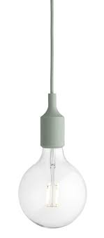 Designed by swedish designer mattias ståhlbom in 2008, the simplicity of the e27 pendant light fixture allows for a large variety of creative uses from hanging the pendants individually, in rows, in bunches, or in clustered arrangements. E27 Socket Lamp Pendant Light Led Muuto Hell Grun Muuto 05280 Neu 13347