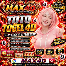 MAX4D: Jalur Pendaftaran Situs Toto 4D Resmi & Bandar Toto Togel Online Terpopuler