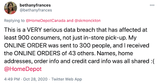 The home depot consumer credit card makes it easy to tackle repairs and update your home, thanks to special everyday home depot financing with no interest for six months on purchases totaling $299 or more. Home Depot Blunder Emails Customer Order Info To Strangers