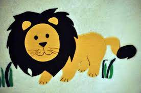Nice Lion Made Out Of Felt No Pattern Pin The Tail On The Lion Lion King Party Lion Party Party Themes