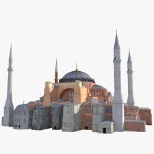 3d Model Hagia Sophia 2 3d Model Hagia Sophia 3d Model Architecture