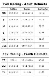 61 Qualified Fox Helmet Sizing Chart