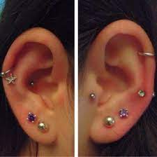 Pin By Hannah On Piercings Piercings Ear Piercings Double Ear Piercings