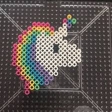 Unicorn Head Perler Bead Pattern Motifs Perles Hama Perle A Repasser Modeles Perle