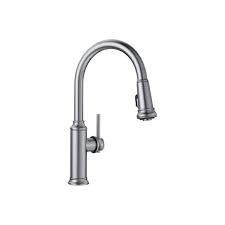 Blanco ikontm, silgranit®, anthracite faucets: Blanco Empressa Pull Down Kitchen Faucet S Steel 442500 Rona