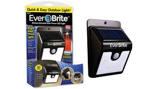 Everbrite Motion Activated Solar Powered Led Light 1 Or 2 Pack Groupon