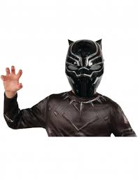 Buy your black panther helmet here: Black Panther Lizenzmaske Fur Kinder Schwarz Grau Gunstige Halloween Masken Bei Horrorklinik