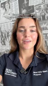 Storytime: how Maisy got a sports scholarship to Bond! Scholarship  applications are open until July 31 via the link in bio. #bonduniversity  #aflw #studentlife