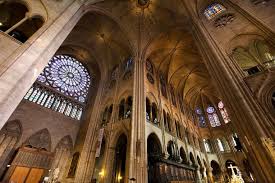 Ohne das gegengewicht des daches, die wände nach innen gedrückt. Notre Dame Innenansichten Der Kathedrale Von Paris