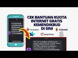 Cara cek kuota smartfren paling gampang cara mengatasi data seluler tidak muncul. Cara Klaim Kuota Internet Gratis Dari Kemendikbud Youtube