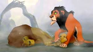 Image result for simba when his father dies and scar