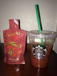 What A Pick Me Up Unsweetened Passionflower Herbal Tea With A Pouch Of Young Living Ningxia Red Www Theoilofglad Living Oils Young Living Oils Young Living