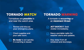 Image result for tornado warning signs