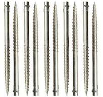 Amazon.com : Ashman Ground Screw 60 Inches (10 Pack) 5 Foot Tall - No Dig  Ground Anchor - Round Post & Flag Pole Base Ground Mount - Screw-in Post ...