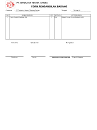 Ya, surat jalan sangat diperlukan bagi pengiriman suatu barang. Form Surat Jalan Barang Xls