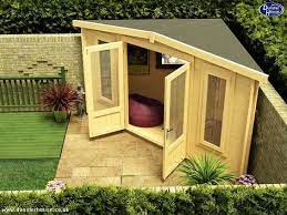This shed replaces the same shed i installed 14 years ago. Is Your Garden Too Small For A Log Cabin Think Again The New Triangle 300 Log Cabin Is Designed For Small Spaces An Backyard Backyard Sheds Backyard Storage