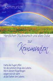 We did not find results for: Gluckwunschkarte Zur Kommunion Xko109 Regenbogen Kartenwichtel De