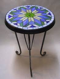 モザイクテーブルの作り方 ステンドグラス 作り方 モザイクテーブル モザイク