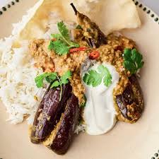 Jamie Oliver Stuffed Curried Aubergines Meat Free Meals Channel 4 Vegan Dishes Recipes Jamie Oliver Recipes