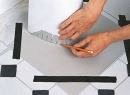 How To Lay Vinyl Floor Tiles Help Advice Diy At B Q Self Adhesive Floor Tiles Adhesive Floor Tiles Vinyl Flooring