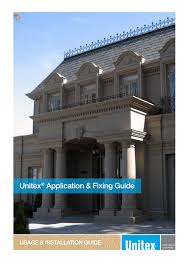 Unitex Application Fixing Guide Manualzz Com