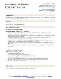 The product manager cv example above should give you an idea of what the finished document should look like. Print Production Manager Resume Samples Qwikresume