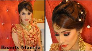 Indian wedding hairstyles wedding reception hairstyles. Reception Makeup And Hairstyles Saubhaya Makeup