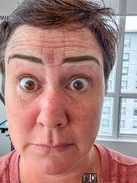 What a difference shaving your face and tinting your brows makes. Then a  simple clean fresh look for the day. Have you ever shaved your face? AKA  Derma planing! I'm talking to