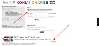 You can apply for a kohl's charge card by visiting the customer service desk at any of their stores. Log In To Your Kohl S Charge Card Account Log In