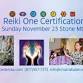 Reiki Level One Certification November event in Stone Mountain, GA