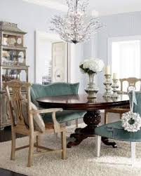 Beautiful Dark Table Love The Settee As Seating At Table Rustic Dining Room Table Settee Dining Dining Room Seating