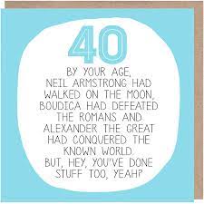 Here are some unique birthday greetings for those unique people in your life. 40th Birthday Card By Your Age Paper Plane