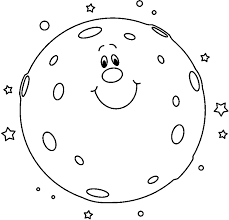 To the moon coloring page. Full Moon Clip Art Coloring Page Moon Coloring Pages Solar System Coloring Pages Coloring Pages For Kids