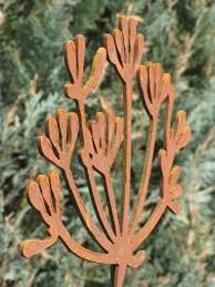 Edelrost Gartenstecker Dill Edelrost Gartenstecker Gartenstecker Rost