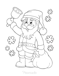 Print out these free coloring pages to entertain your kids. 49 Best Santa Coloring Pages For Kids Adults Free Printable Pdfs